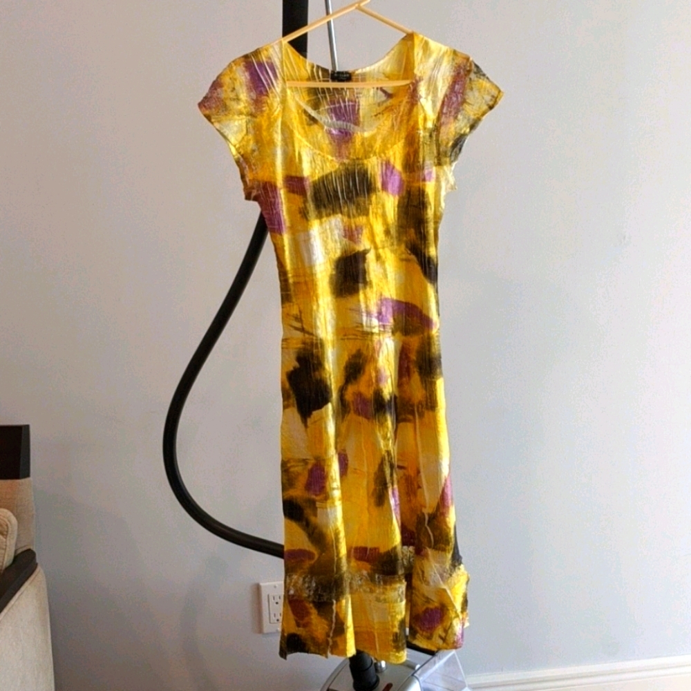 Komarov Dress crinkle midi